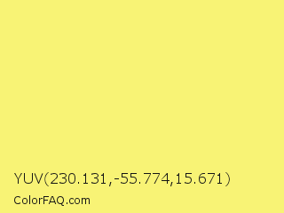 YUV 230.131,-55.774,15.671 Color Image