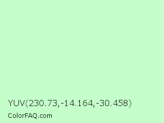 YUV 230.73,-14.164,-30.458 Color Image