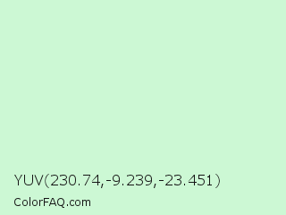 YUV 230.74,-9.239,-23.451 Color Image