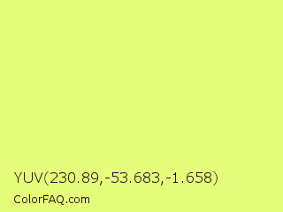 YUV 230.89,-53.683,-1.658 Color Image