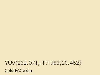 YUV 231.071,-17.783,10.462 Color Image