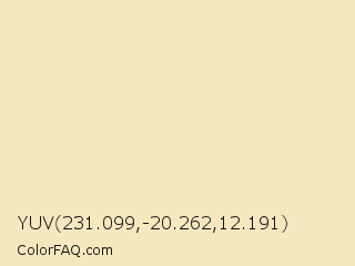 YUV 231.099,-20.262,12.191 Color Image