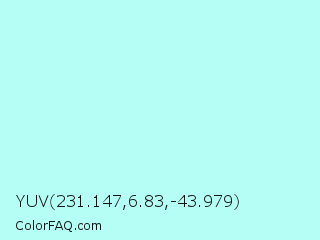 YUV 231.147,6.83,-43.979 Color Image