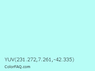 YUV 231.272,7.261,-42.335 Color Image
