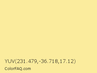 YUV 231.479,-36.718,17.12 Color Image