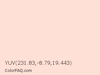 YUV 231.83,-8.79,19.443 Color Image