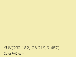 YUV 232.182,-26.219,9.487 Color Image