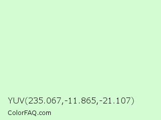 YUV 235.067,-11.865,-21.107 Color Image