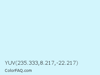 YUV 235.333,8.217,-22.217 Color Image