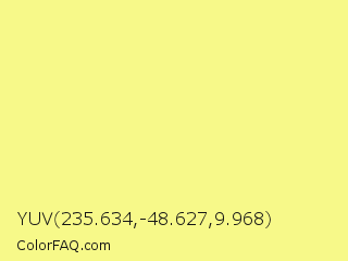 YUV 235.634,-48.627,9.968 Color Image