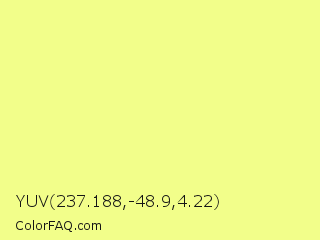 YUV 237.188,-48.9,4.22 Color Image