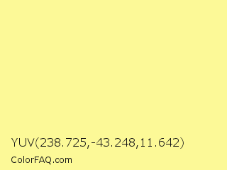 YUV 238.725,-43.248,11.642 Color Image