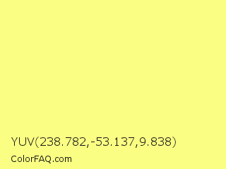 YUV 238.782,-53.137,9.838 Color Image