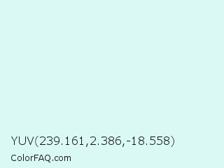 YUV 239.161,2.386,-18.558 Color Image