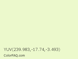 YUV 239.983,-17.74,-3.493 Color Image