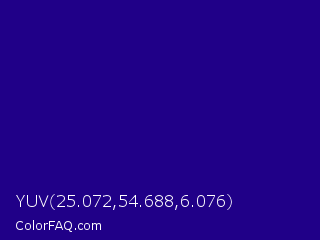 YUV 25.072,54.688,6.076 Color Image
