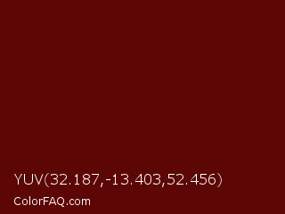 YUV 32.187,-13.403,52.456 Color Image