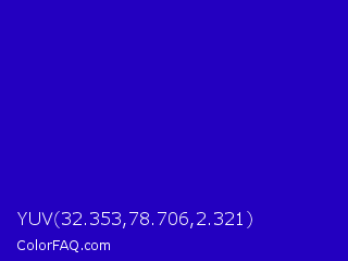 YUV 32.353,78.706,2.321 Color Image