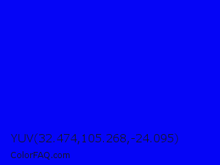 YUV 32.474,105.268,-24.095 Color Image