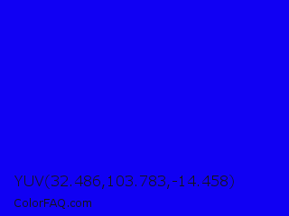 YUV 32.486,103.783,-14.458 Color Image