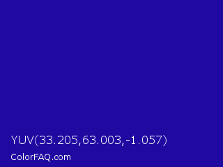 YUV 33.205,63.003,-1.057 Color Image