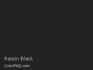 YUV 34.239,0.868,1.544 Raisin Black Color Image
