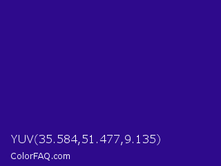 YUV 35.584,51.477,9.135 Color Image