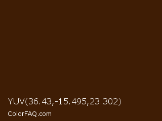 YUV 36.43,-15.495,23.302 Color Image