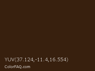 YUV 37.124,-11.4,16.554 Color Image
