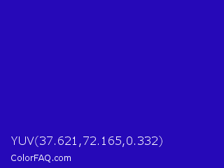 YUV 37.621,72.165,0.332 Color Image