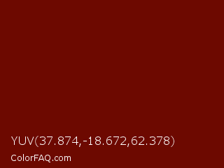 YUV 37.874,-18.672,62.378 Color Image