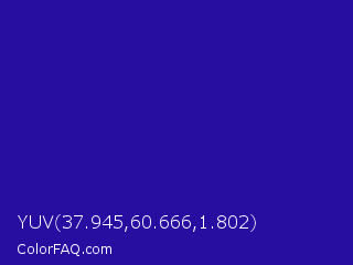 YUV 37.945,60.666,1.802 Color Image