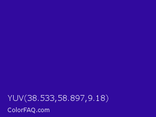 YUV 38.533,58.897,9.18 Color Image