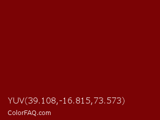 YUV 39.108,-16.815,73.573 Color Image
