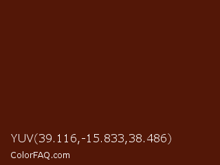 YUV 39.116,-15.833,38.486 Color Image