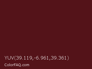 YUV 39.119,-6.961,39.361 Color Image