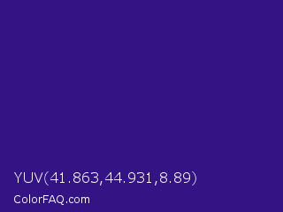 YUV 41.863,44.931,8.89 Color Image