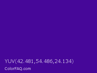 YUV 42.481,54.486,24.134 Color Image