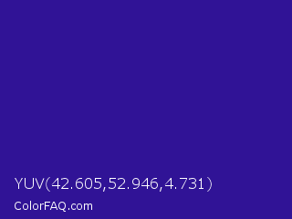 YUV 42.605,52.946,4.731 Color Image