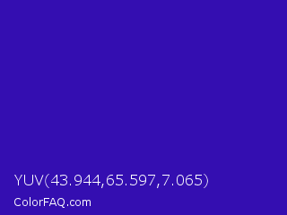 YUV 43.944,65.597,7.065 Color Image