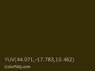 YUV 44.071,-17.783,10.462 Color Image
