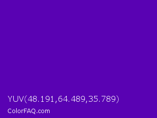 YUV 48.191,64.489,35.789 Color Image
