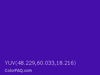 YUV 48.229,60.033,18.216 Color Image