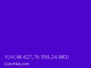 YUV 48.627,76.599,24.883 Color Image