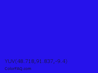 YUV 48.718,91.837,-9.4 Color Image