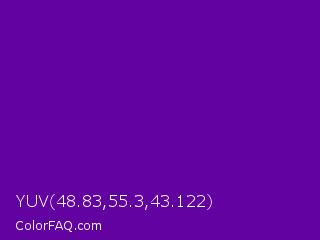 YUV 48.83,55.3,43.122 Color Image