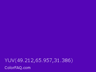 YUV 49.212,65.957,31.386 Color Image