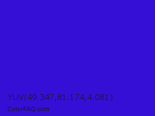 YUV 49.347,81.174,4.081 Color Image