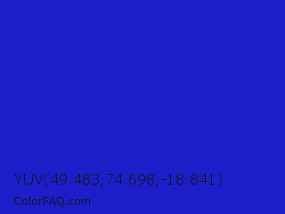 YUV 49.483,74.698,-18.841 Color Image