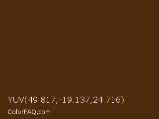 YUV 49.817,-19.137,24.716 Color Image